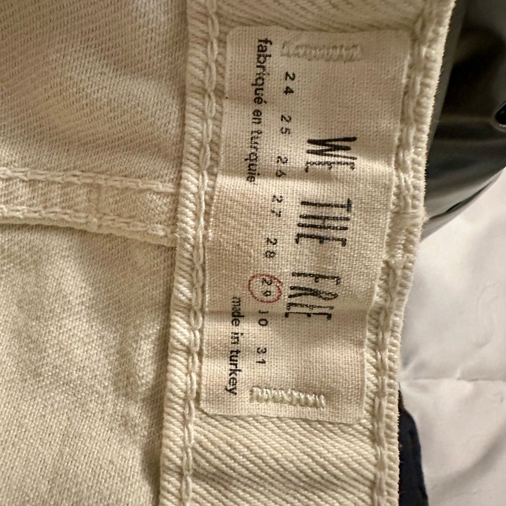 We The Free Cream Mini Skirt